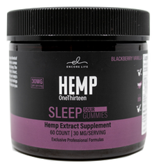 HEMP One Thirteen Sleep Sour Gummies Blackberry Vanilla 60 Gummies