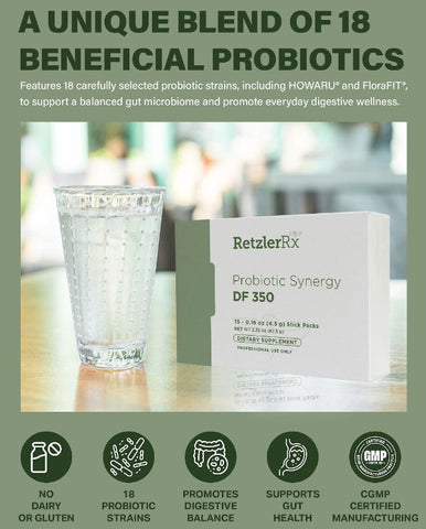 Probiotic Synergy DF 350 – High Potency Gut & Immune Support | RetzlerRx®