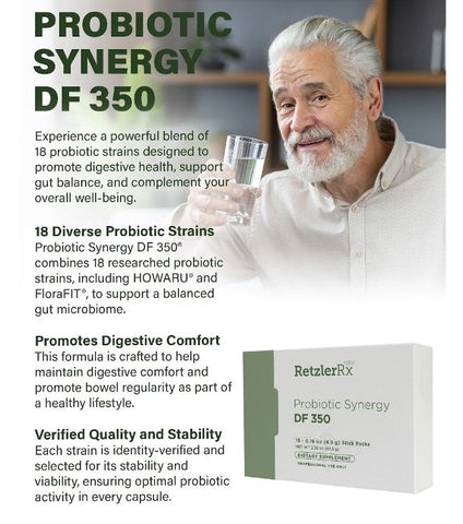 Probiotic Synergy DF 350 – High Potency Gut & Immune Support | RetzlerRx®