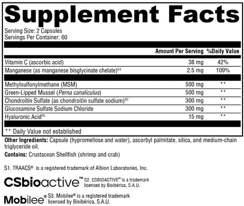 Joint Support DJD – Cartilage, Flexibility & Mobility Formula | RetzlerRx®