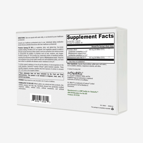Probiotic Synergy Daily DF 100 Billion CFU HN019 & HOWARU®