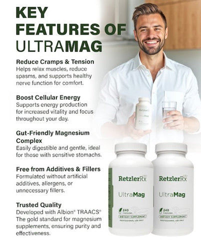 UltraMag – Albion® TRAACS® | High Absorption Magnesium for Muscle Relaxation & Bone Health