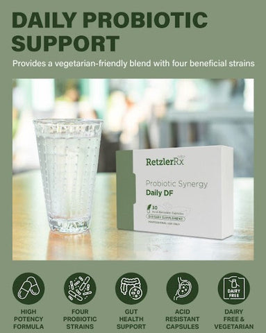 Probiotic Synergy Daily DF – Gut & Immune Health Support | RetzlerRx®