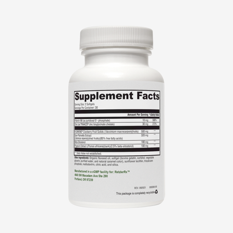 Synergy Prostate Plus - Prostate Health & Urinary Support with Flowens® Cranberry Powder