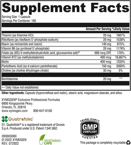 B Active Complex – Advanced Vitamin B Support for Energy & Mood | RetzlerRx®