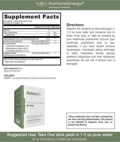 Probiotic Synergy DF Plus – Advanced Gut & Immune Support | RetzlerRx®