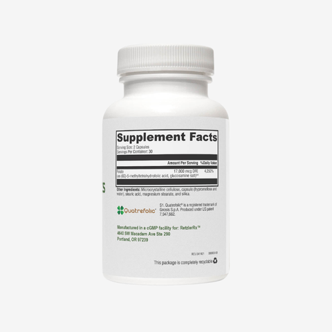 5-MTHF Extra Strength | Advanced Folate Supplement for Energy & Heart Health