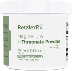 Magnesium L-Threonate Powder by RetzlerRx® | Brain Health & Cognitive Support | Magtein UNFLAVORED