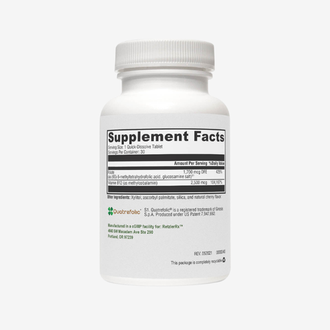 L-5-MTHF Plus B12 – Energy & Cardiovascular Support | RetzlerRx®