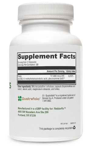 5-MTHF Extra Strength | Advanced Folate Supplement for Energy & Heart Health