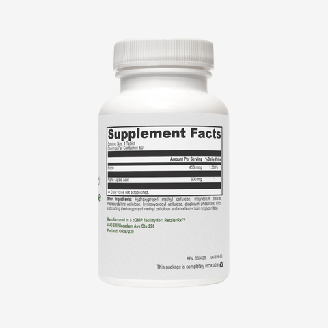 Alpha Lipoic Acid Controlled Release with Biotin | Antioxidant & Metabolic Support