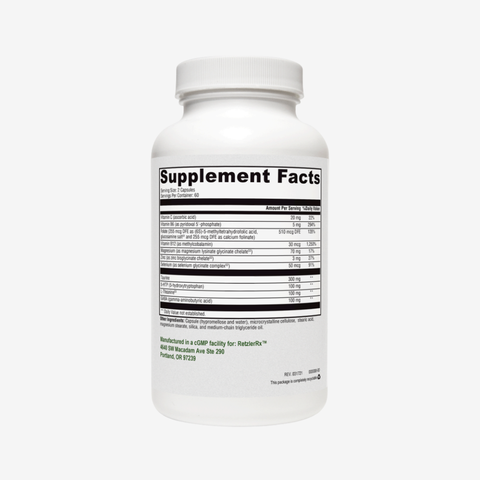 Brain Calm Extra Strength with Suntheanine by RetzlerRx™ | Stress Relief & Focus Support