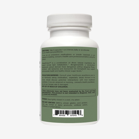 Cholest Protect with Citrus Bergamot, Berberine and Curcumin C3 Complex