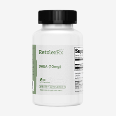 DHEA 10 mg. by RetzlerRx® | Hormonal Balance & Healthy Aging Support