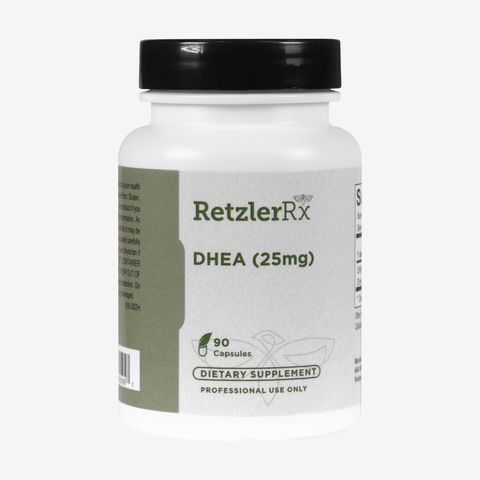 DHEA 25 mg by RetzlerRx® | Hormonal Balance & Healthy Aging Support