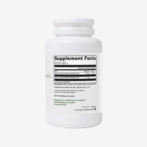 Hair, Skin & Nails Formula – Advanced Collagen Generator with ch-OSA®, Biotin & Silicon | Beauty Support for Hair, Skin & Nails