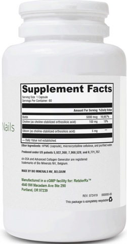 Hair, Skin, and Nails Formula | Biotin, Choline & Silicon Beauty Support