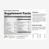 Metabolic Recovery Formula GHI VANILLA - Sugar Stevia Free Vegan Protein 14 Servings