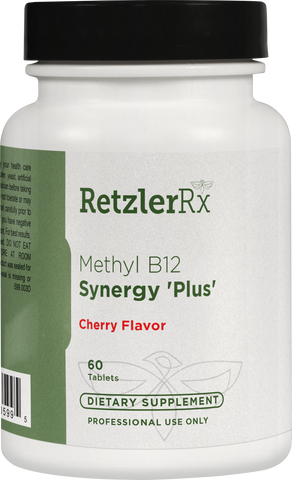 Methyl B12 Synergy Plus - Cherry - 60 tablets by RetzlerRx™