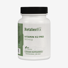 RetzlerRx Vitamin K2 180 mcg – Premium MenaQ7® PRO - 60 ct.