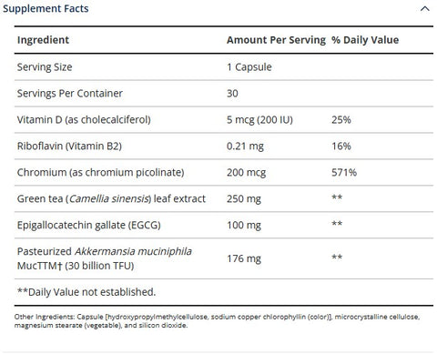 UltraFlora® Healthy Weight with Akkermansia