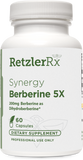 Synergy Berberine 5X™ - 200mg. Berberine as Dihydroberberine* - GlucoVantage®