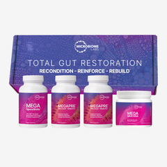 Total Gut Restoration Kit 3 (MP Caps MM Powder) by Microbiome Labs