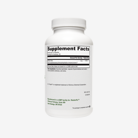 UltraFiber Synergy - 100% Natural Propolmannan Fiber (180 Capsules)