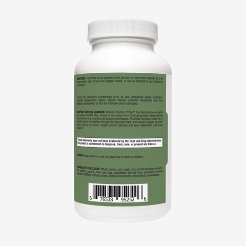 UltraFiber Synergy - 100% Natural Propolmannan Fiber (180 Capsules)