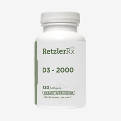 Vitamin D3 2000 IU - With Organic Extra Virgin Olive Oil - 120 Softgels