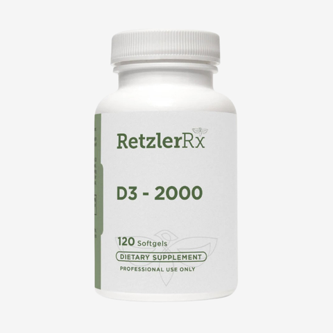 Vitamin D3 2000 IU - With Organic Extra Virgin Olive Oil 120 Softgels