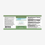 Vitamin D3 5000 IU - High Potency, Bioavailable | 120 Softgels