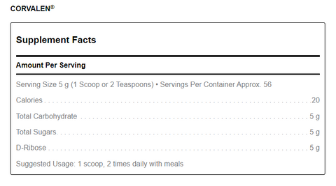 Corvalen D-Ribose Powder