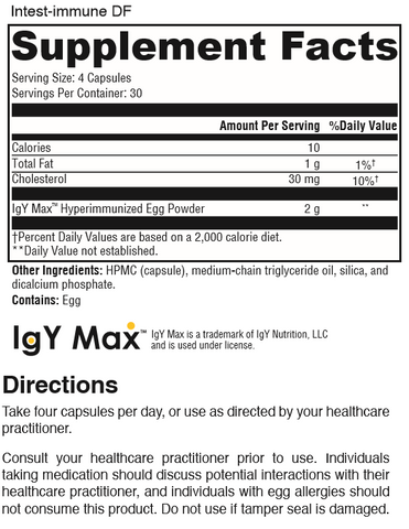 Intest-Immune | Gut & Immune Health with GRAS IgY Max®