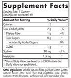 Nordic Naturals Zero Sugar Melatonin Gummies 60 Gummies