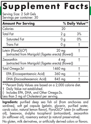 Nordic Naturals ProDHA Eye 60 Softgels