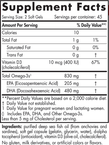 Nordic Naturals Prenatal DHA 90 Softgels