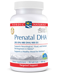 Nordic Naturals Prenatal DHA 90 Softgels