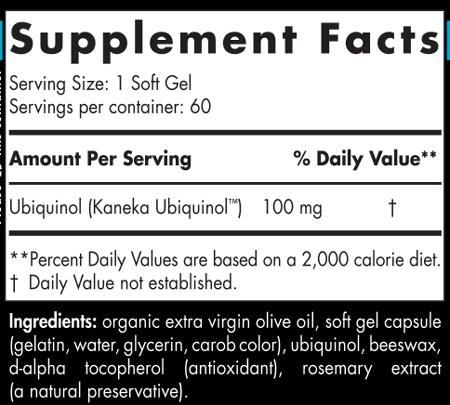 Nordic CoQ10 Ubiquinol Sport 60 Softgels