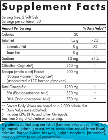 Nordic Naturals Omega Focus 60 Softgels