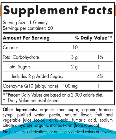 Nordic Naturals CoQ10 Gummies 60 Gummies
