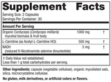 Nordic Naturals Energy Mushroom Complex 60 Capsules