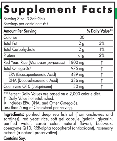Nordic Naturals ProOmega® LDL 180 Softgels
