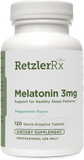 MELATONIN 3MG 120 Tablets by RetzlerRx™