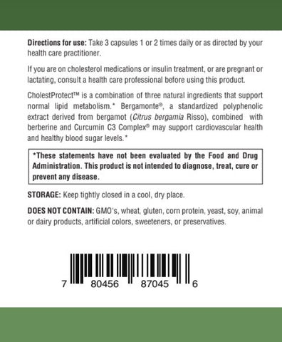 Cholest Protect -  Citrus Bergamot, Curcumin and Berberine by RetzlerRx®