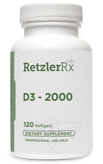Vitamin D3 2000 IU - 120 Softgels by RetzlerRx™