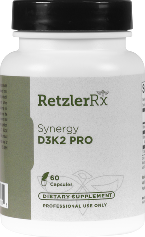 Synergy D3K2 PRO (5,000 IU D3 + 180 mcg. K2) by RetzlerRx™