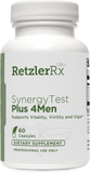 SynergyTest Plus 4Men - Supports Vitality, Virility and Vigor* by RetzlerRx™