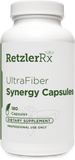 UltraFiber Synergy Capsules by Dr. RetzlerRx™ - (180 Capsules) 100% Natural and Soluble Propolmannan Fiber