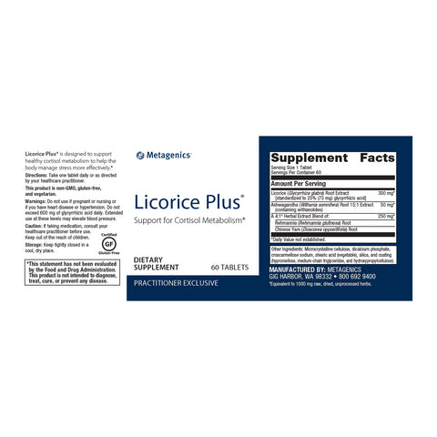 Licorice Plus by Metagenics